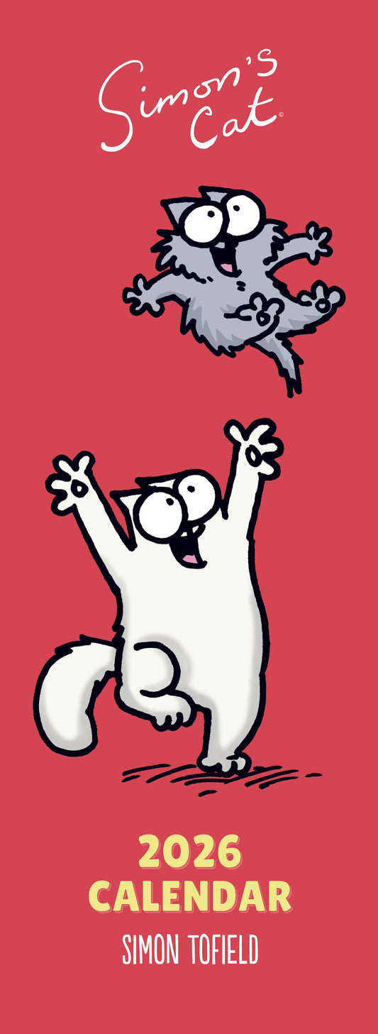 Simon's Cat slim calendar 2026