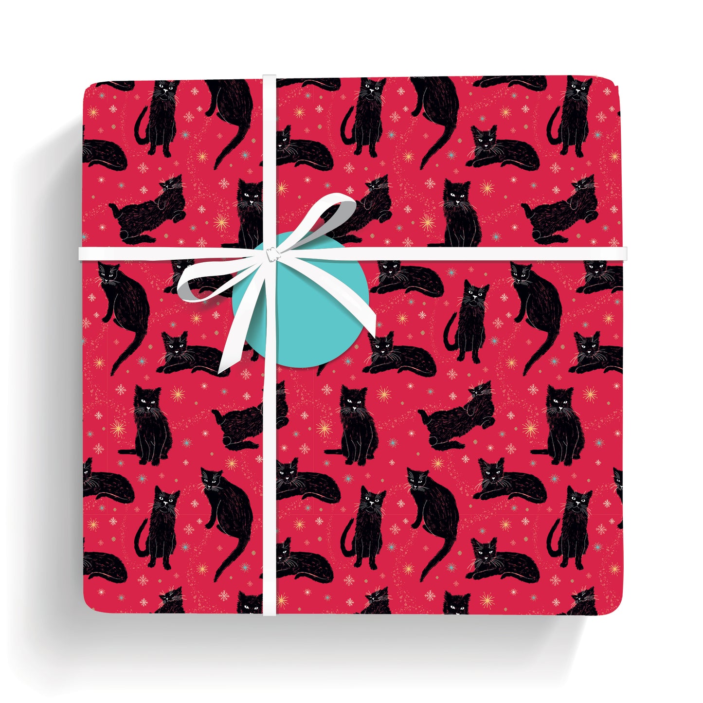 Black cats wrap and tags