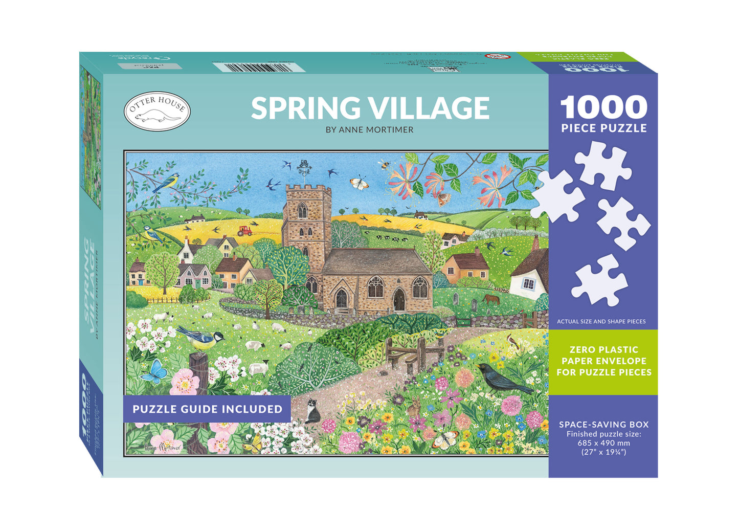 Spring village 1000 piece jigsaw