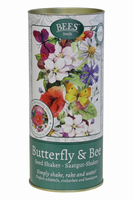 Bees seed shaker butterfly & bee