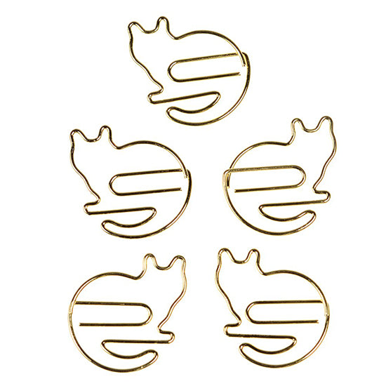 Nine Lives paper clips (set of five)