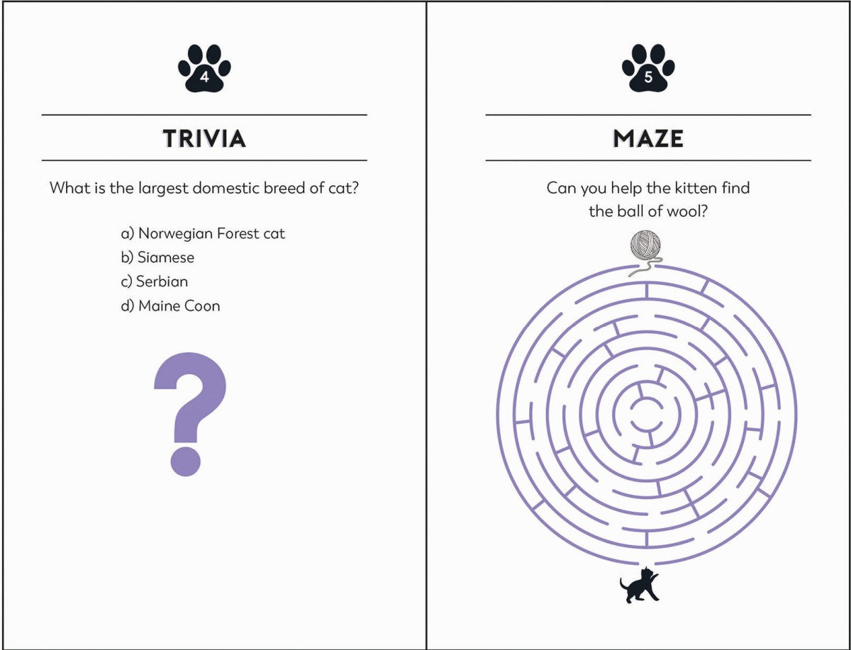 The cat lover's puzzle book