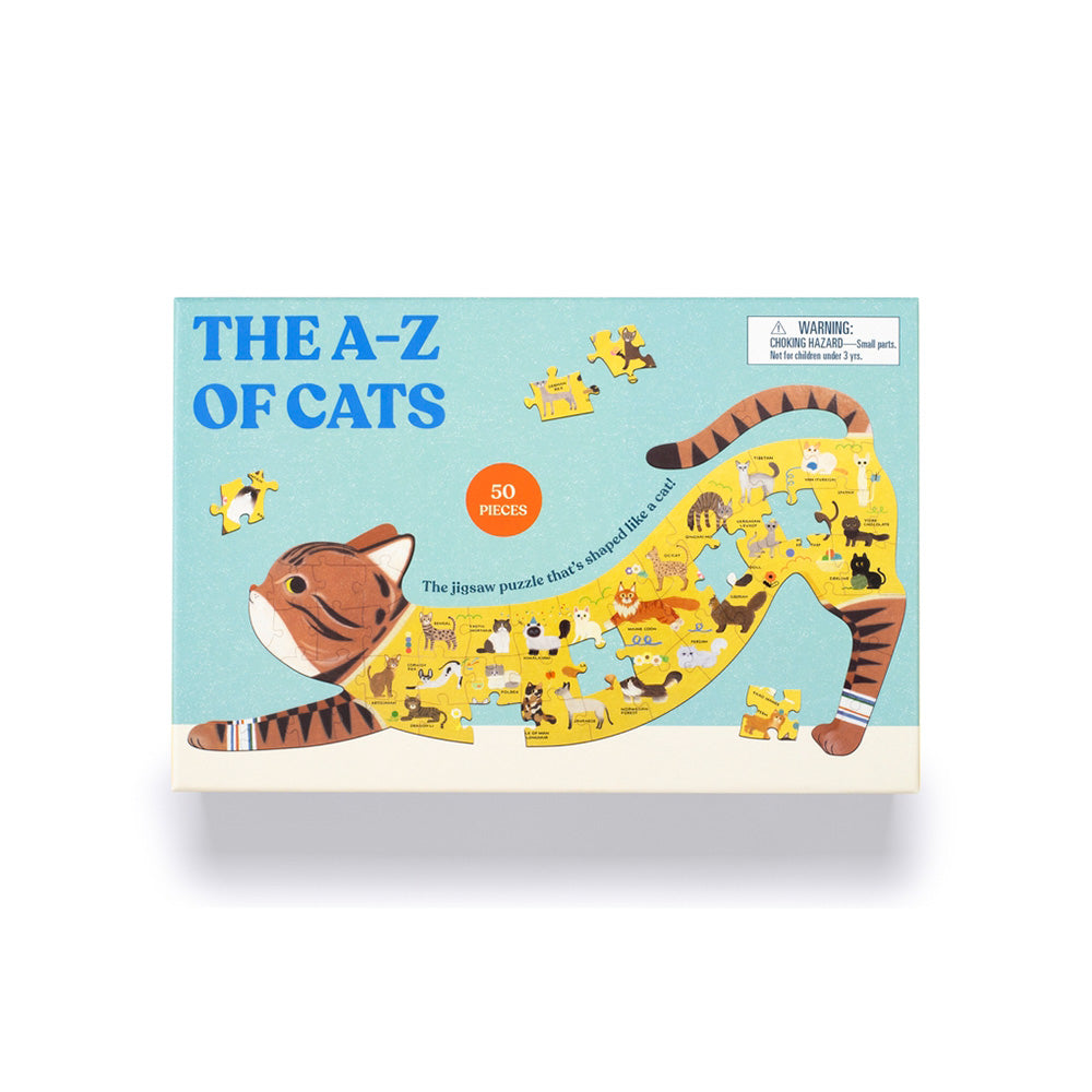The A-Z of cats shaped jigsaw