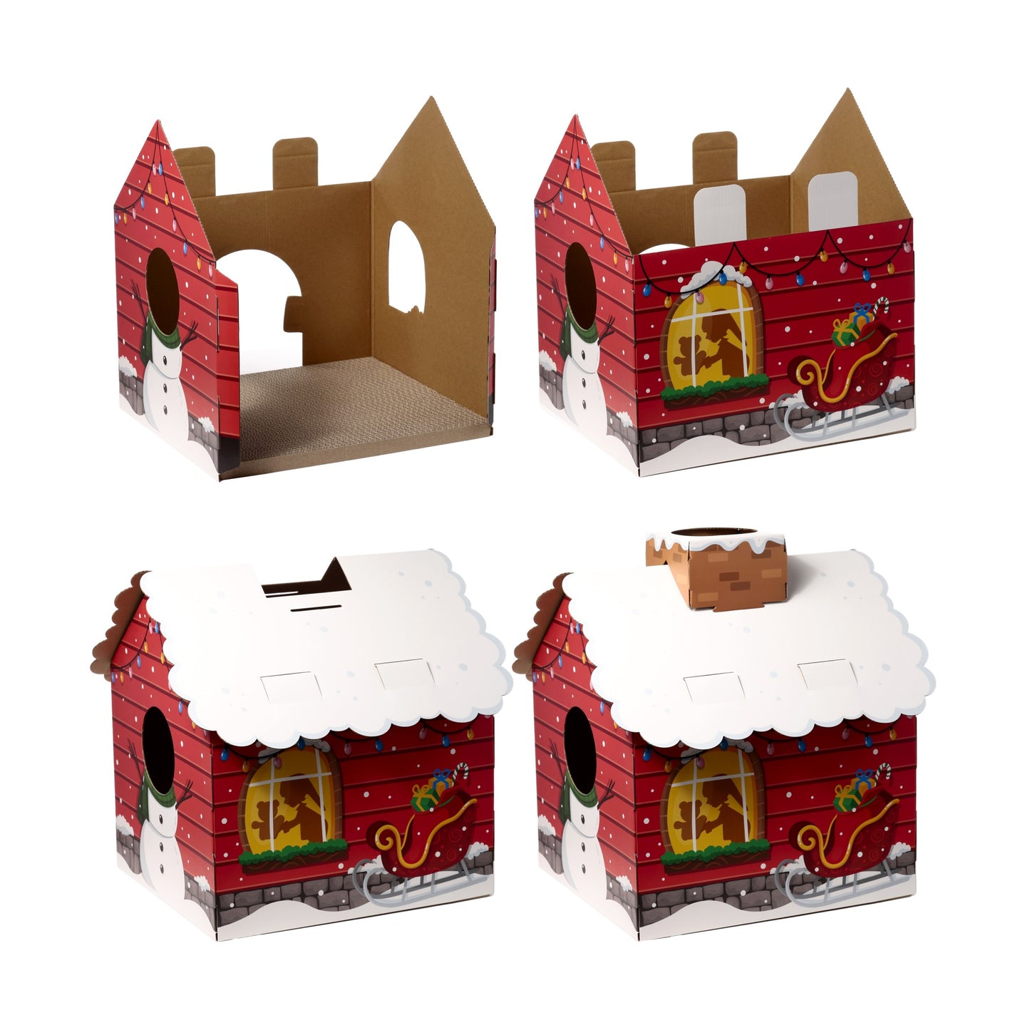 Santa's workshop cat playhouse