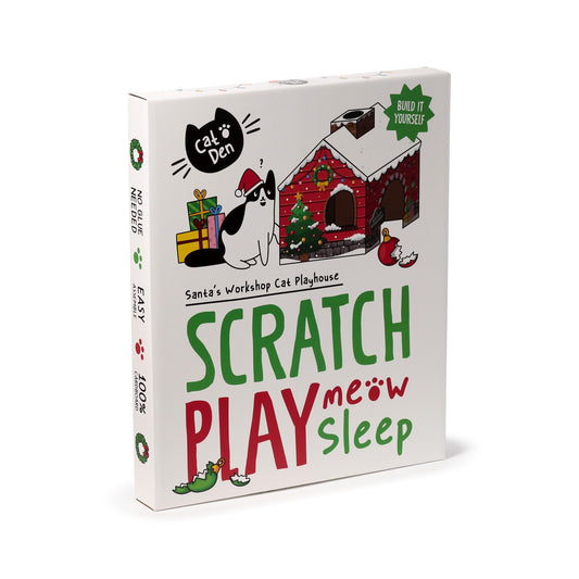 Santa's workshop cat playhouse