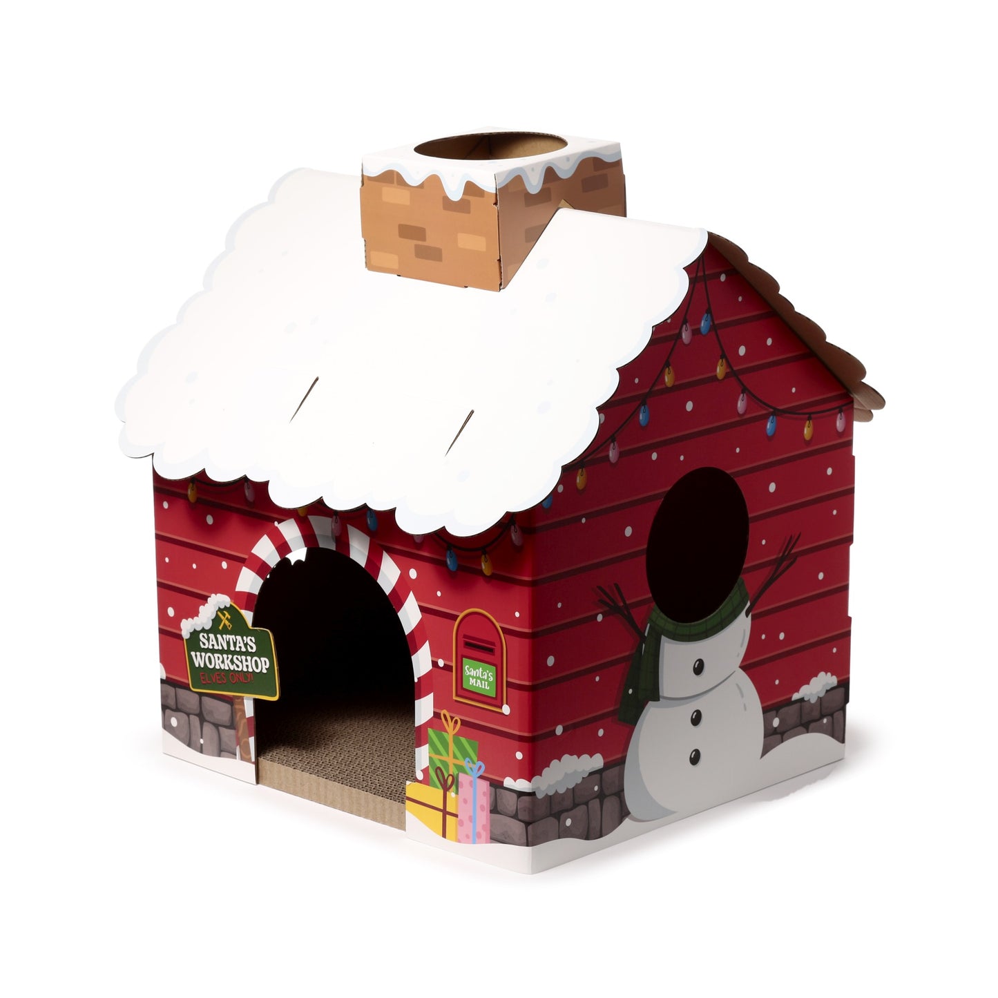 Santa's workshop cat playhouse