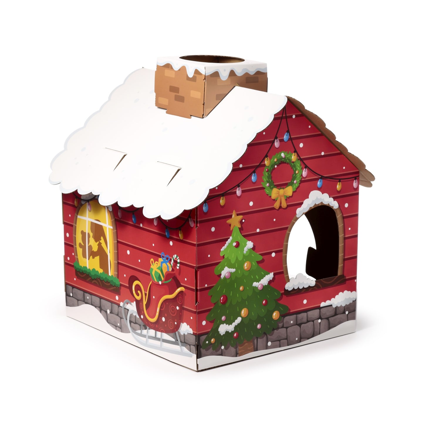 Santa's workshop cat playhouse