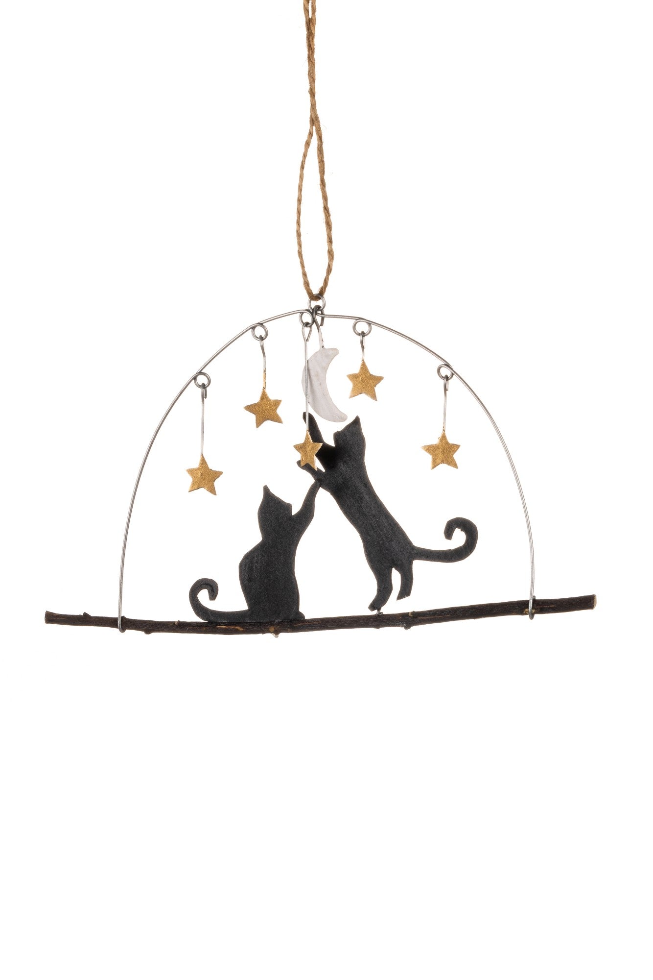 Moon cats and stars decoration