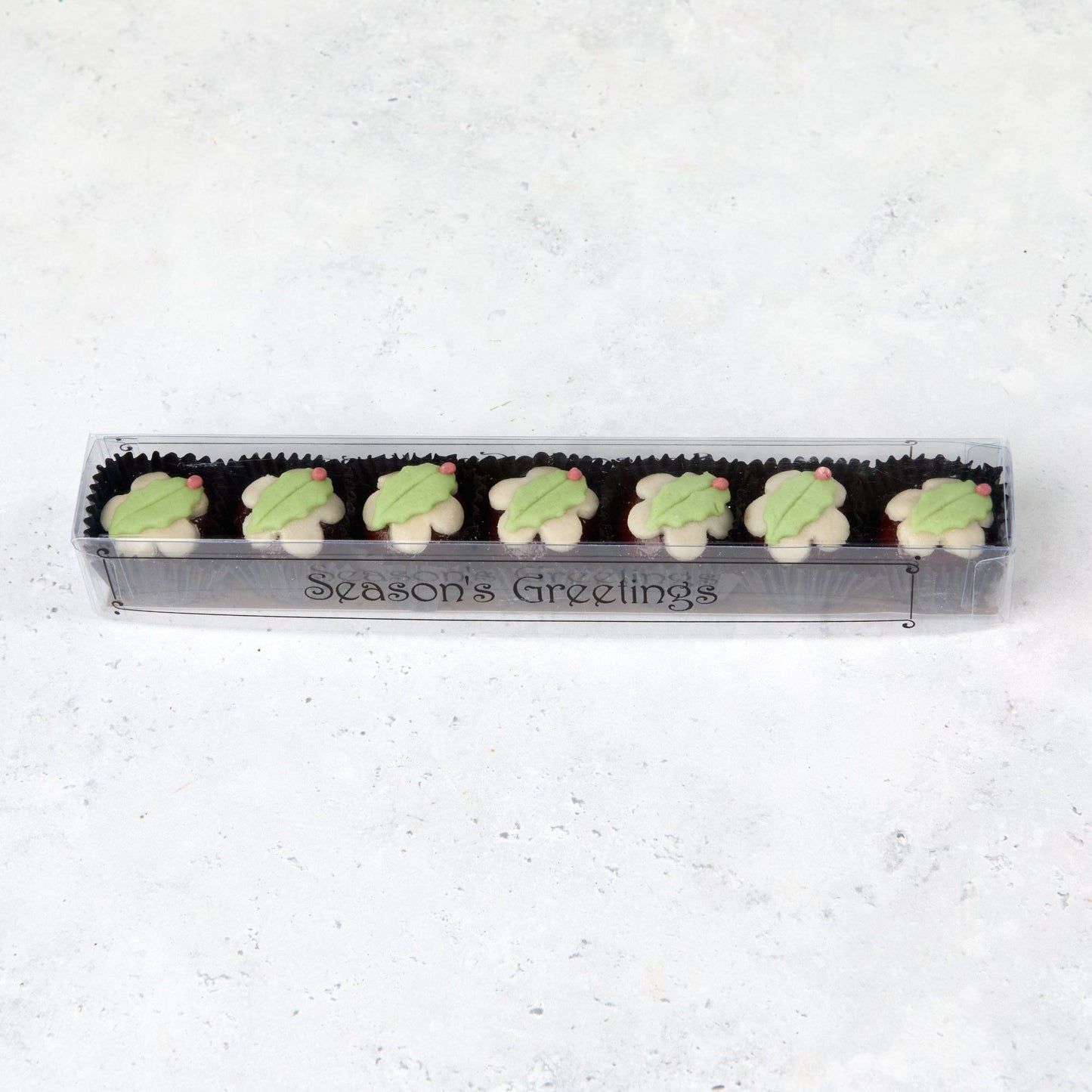 Marzipan Christmas puddings