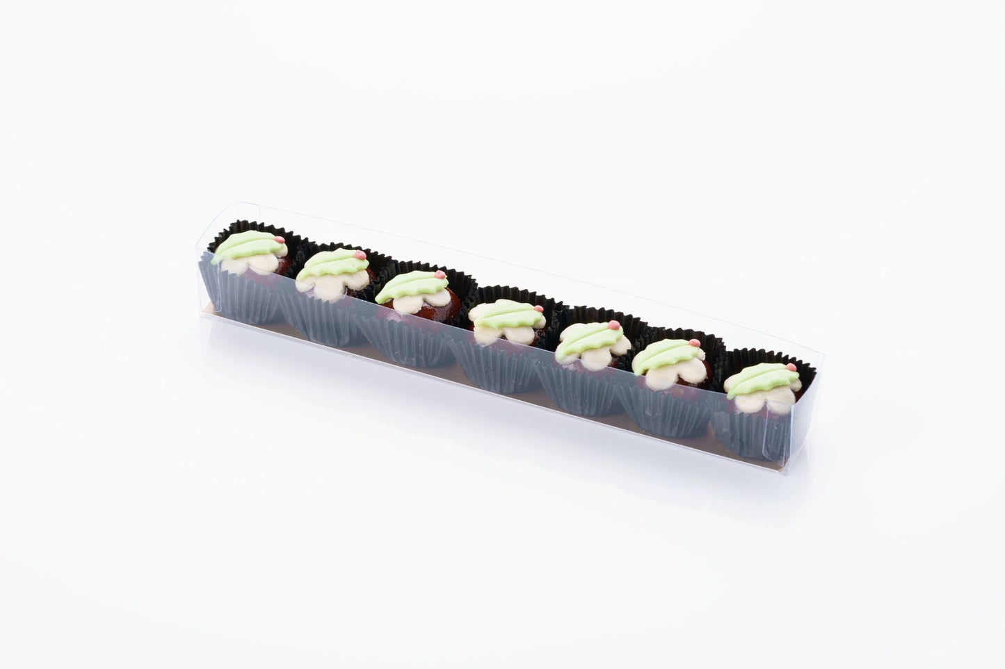 Marzipan Christmas puddings