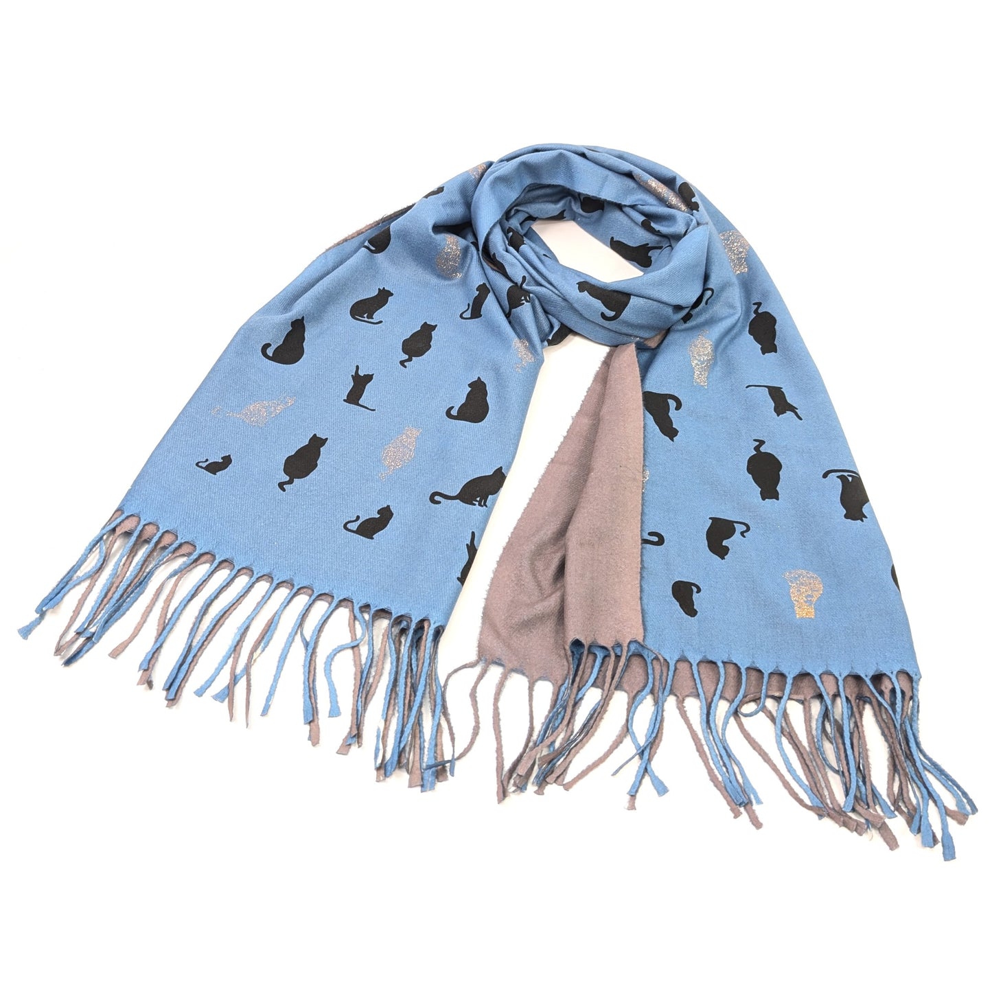 Glitter cat pashmina