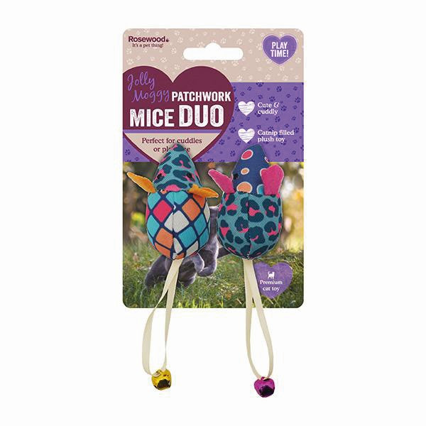 Patchwork mice duo
