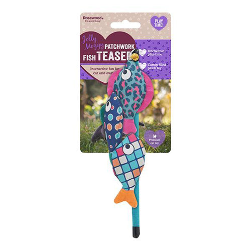 Patchwork fish teaser – Cats Protection Shop