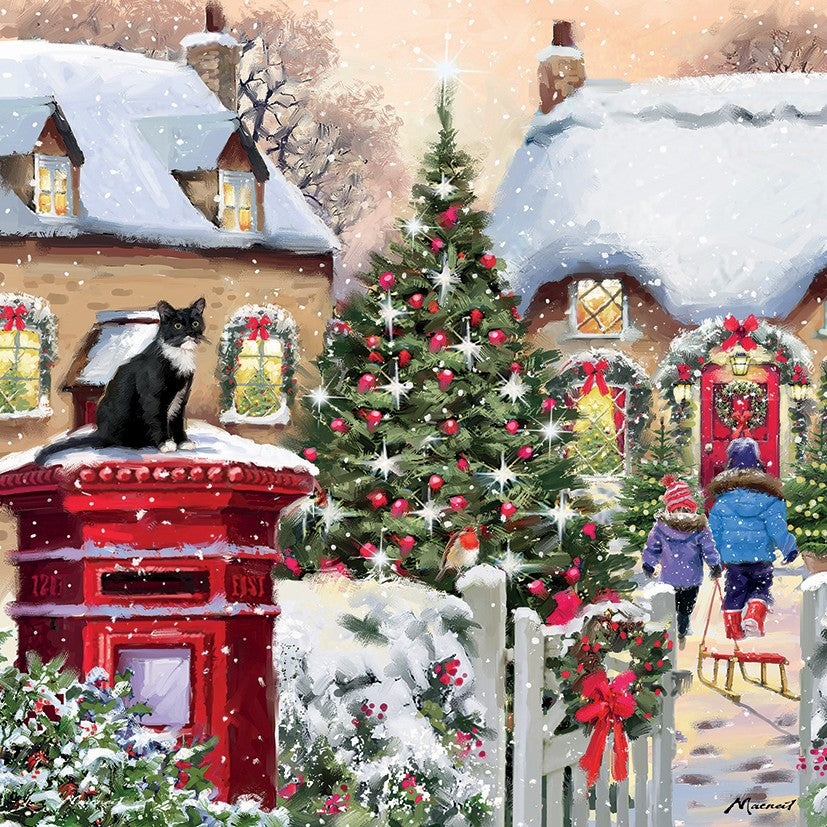 Christmas in the village 10 cards