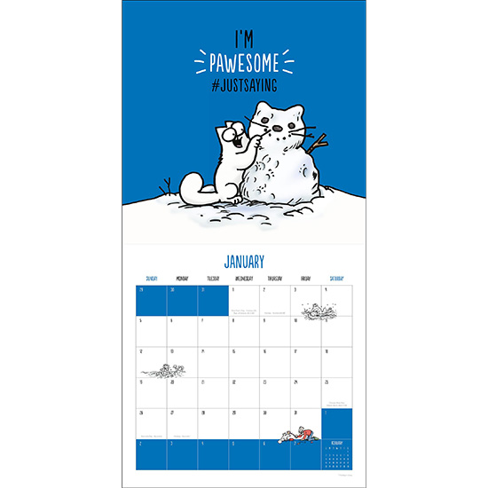 Simon s Cat Wall Calendar Buy From The Cats Protection Shop