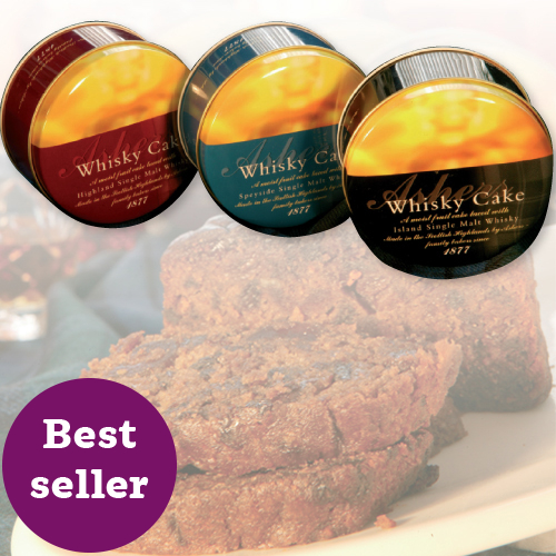 Malt whisky cakes