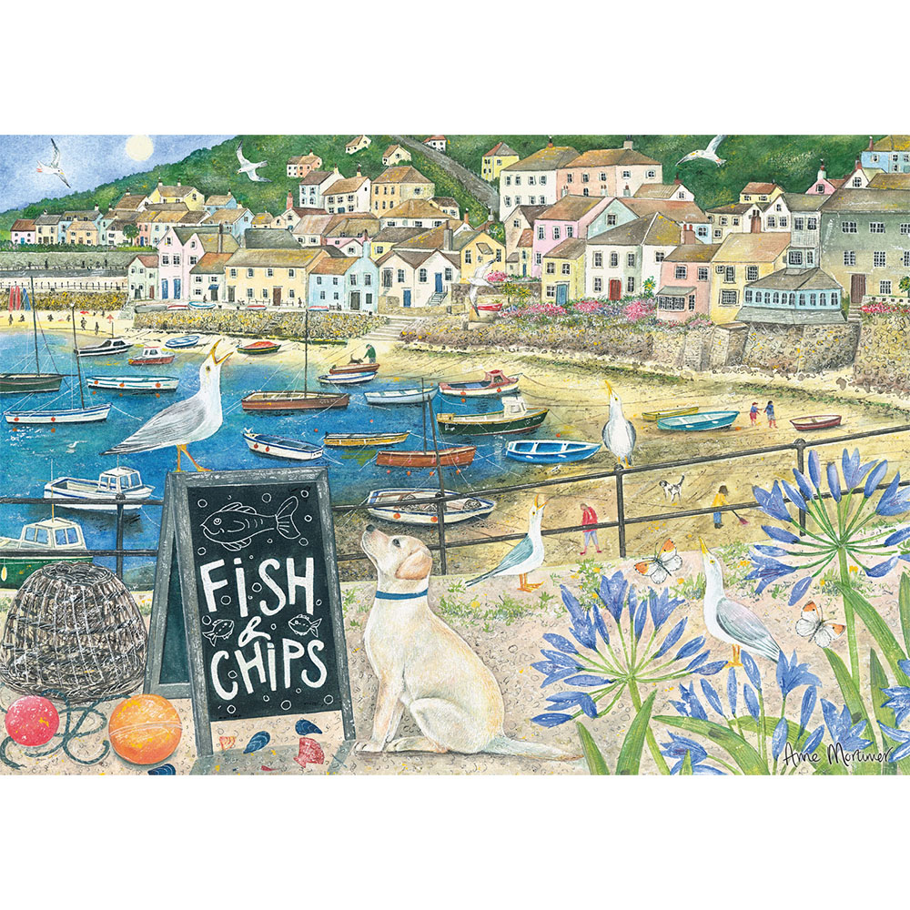 Fish 'n' chips jigsaw 1000 piece