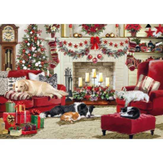Fireside pets jigsaw 1000 piece