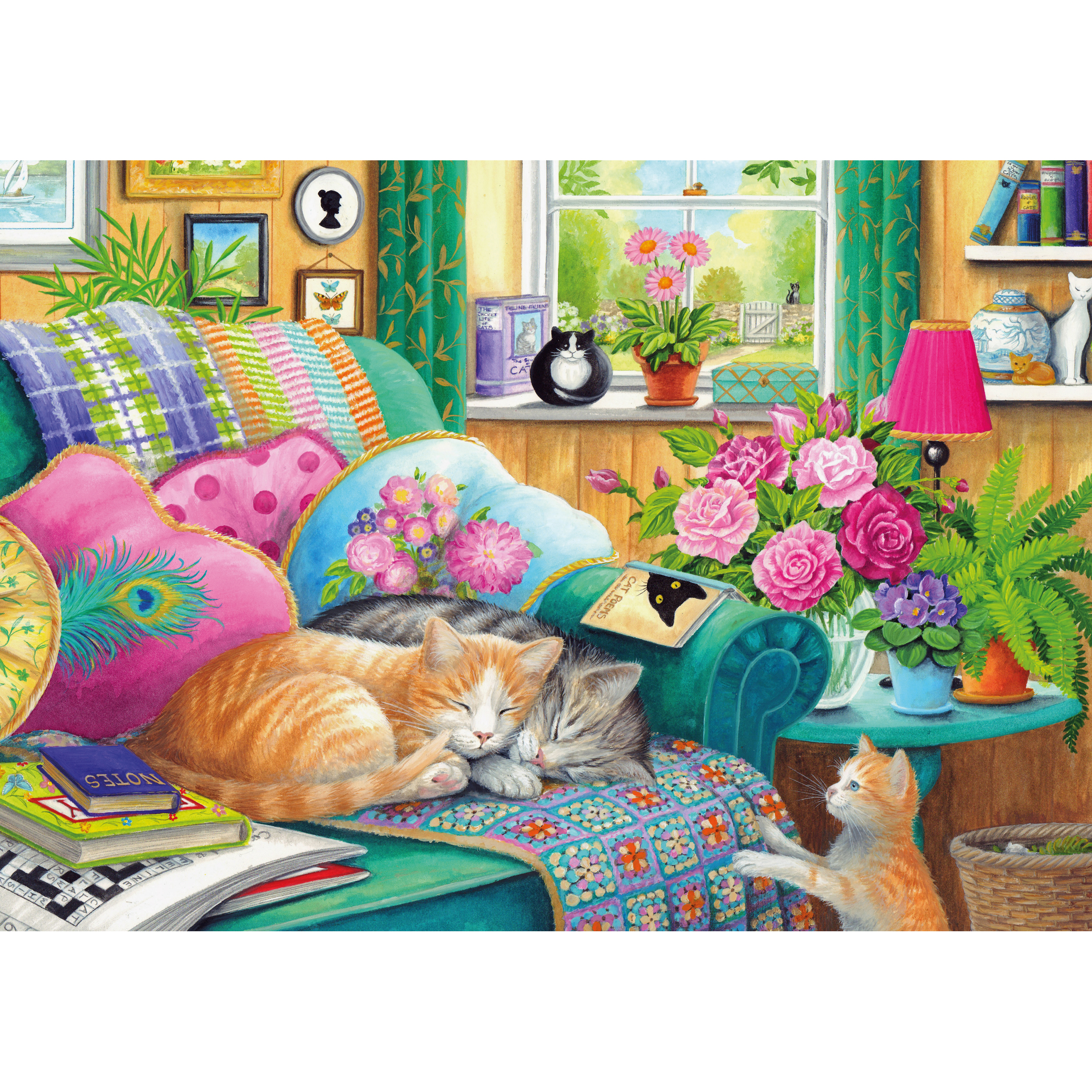 Cat naps jigsaw 500 piece XL