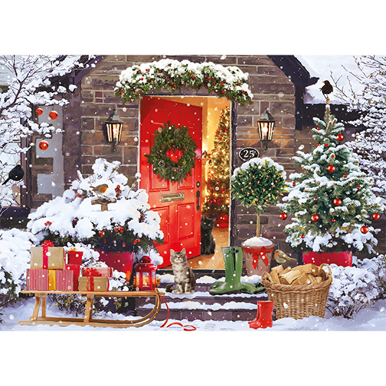 Christmas cottage jigsaw 1000 piece