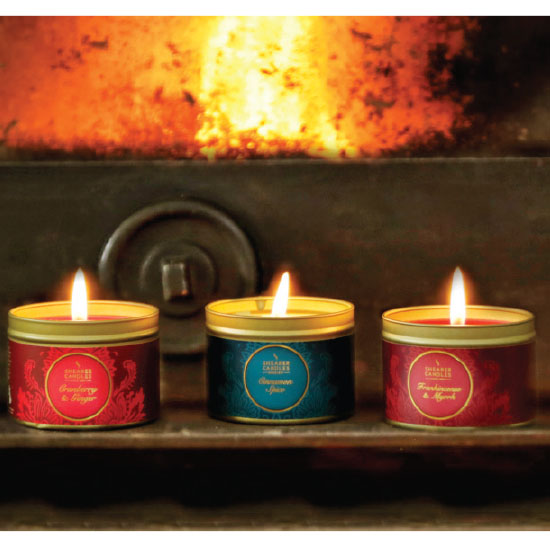 Fragranced christmas candles (3)