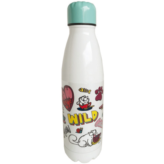 Simon's cat insulated drinks bottle - wild