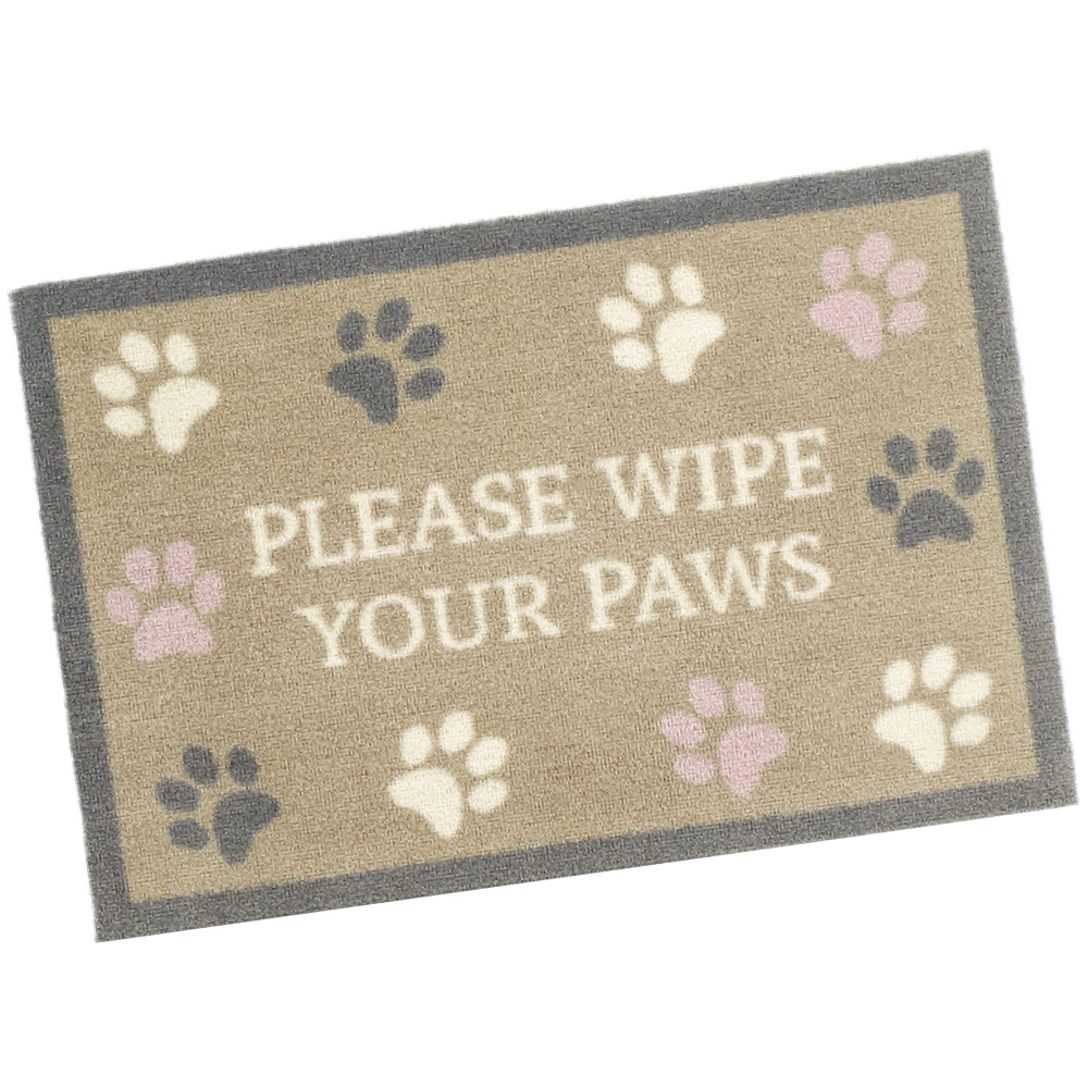 Please wipe your paws mat