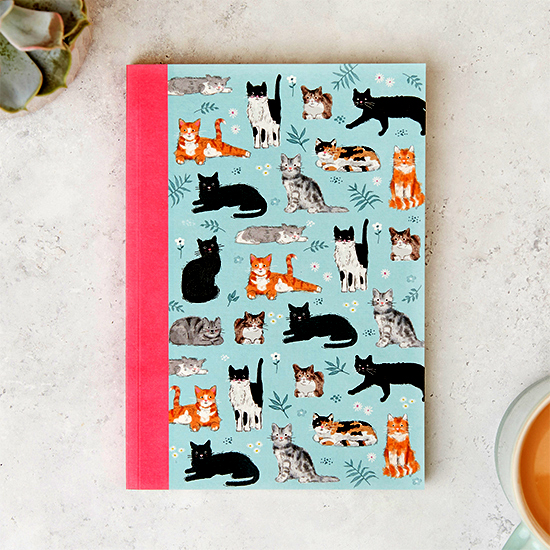 Cats Protection mixed cats a5 notebook