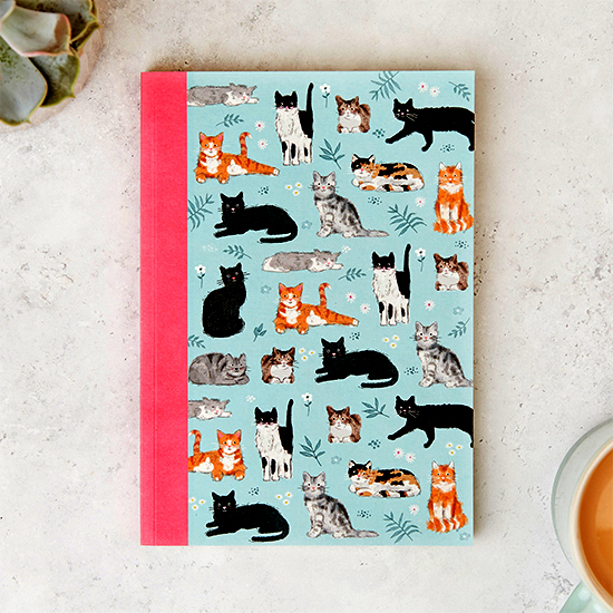 Cats Protection Mixed Cats A5 Notebook | Buy from the Cats Protection Shop