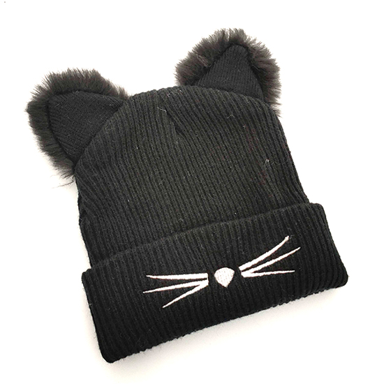 Cat ears beanie hat
