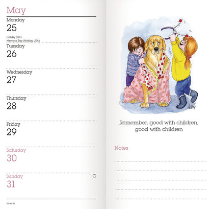Alison's Animals slim diary 2026