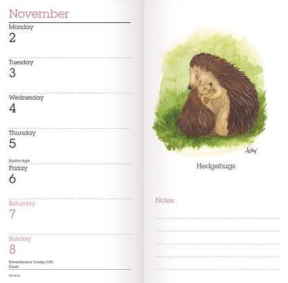 Alison's Animals slim diary 2026