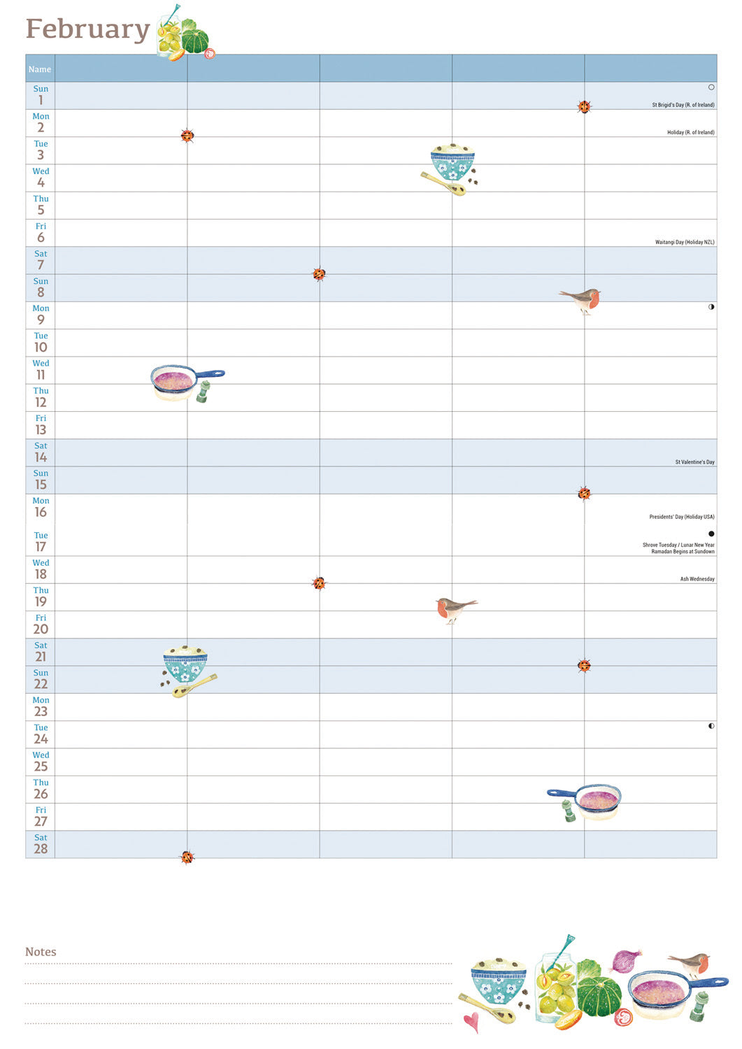 Life in the Kitchen Planner 2026