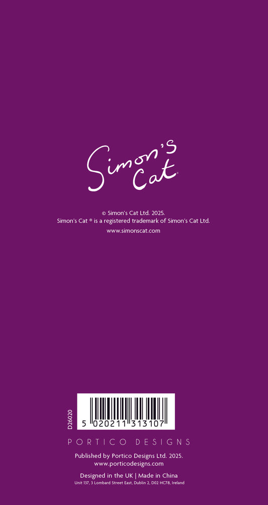 Simon's Cat slim diary 2026