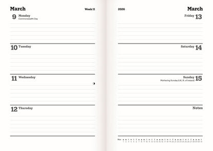 Cats Protection A5 diary 2026
