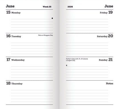 Cats Protection slim diary 2026
