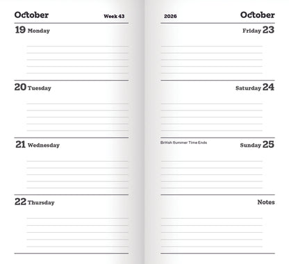 Cats Protection slim diary 2026
