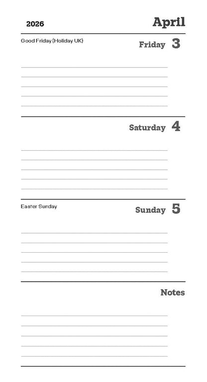 Cats Protection slim diary 2026