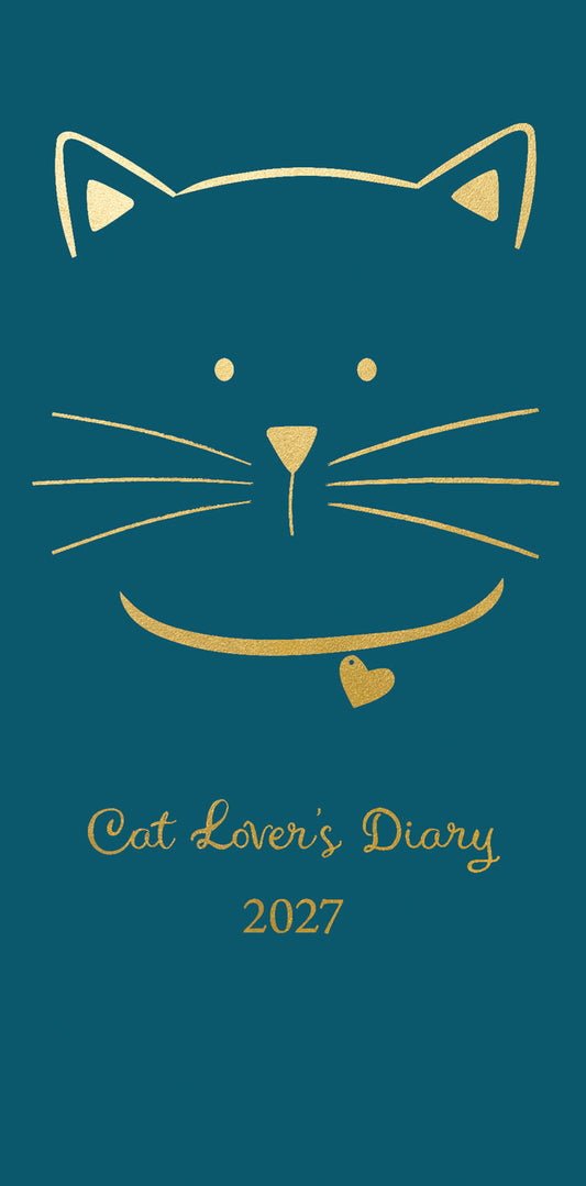 Cat lover's slim pocket diary 2027
