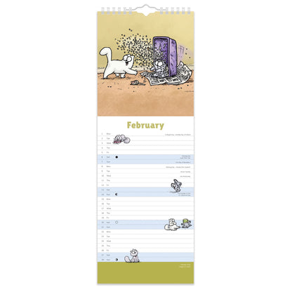 Simon's Cat slim calendar 2027