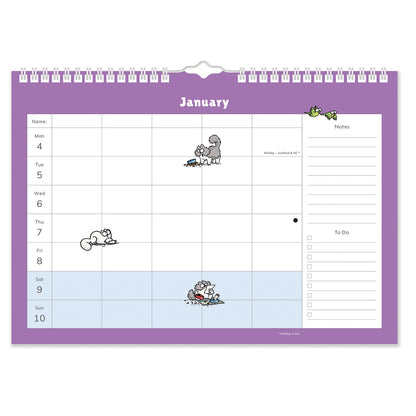 Simon's Cat family organiser 2027