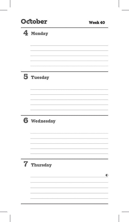 Cats Protection slim diary 2027
