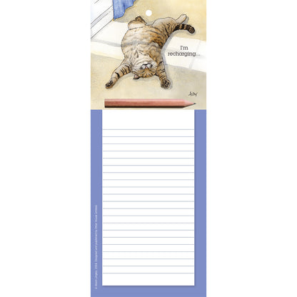 I'm recharging magnetic jotter
