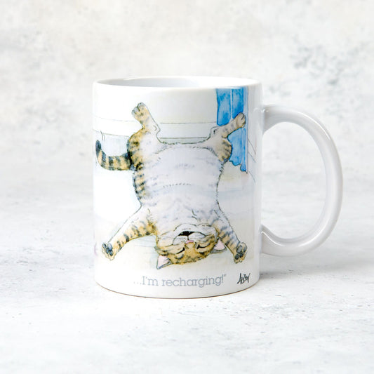 I'm recharging mug