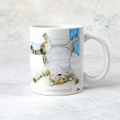 I'm recharging mug