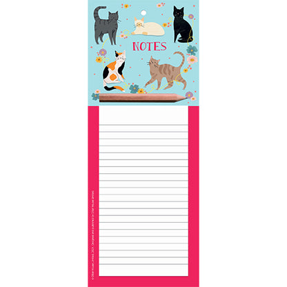 Cats magnetic memo pad