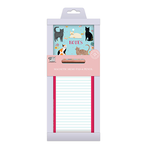 Cats magnetic memo pad