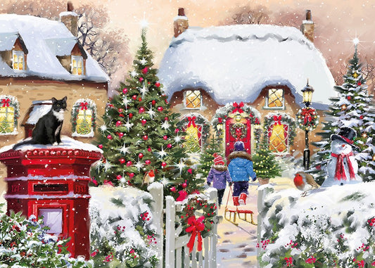 Holly cottage 1000 piece jigsaw