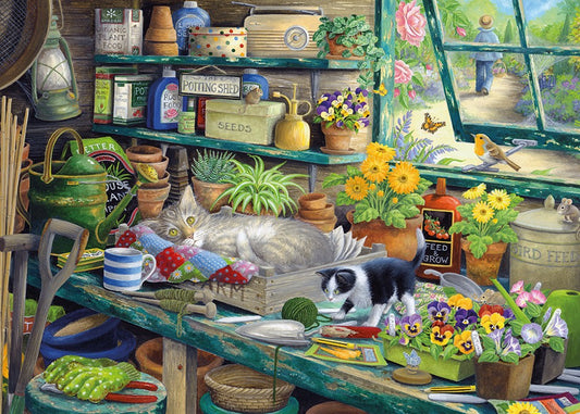 Cats hideaway 1000 piece jigsaw