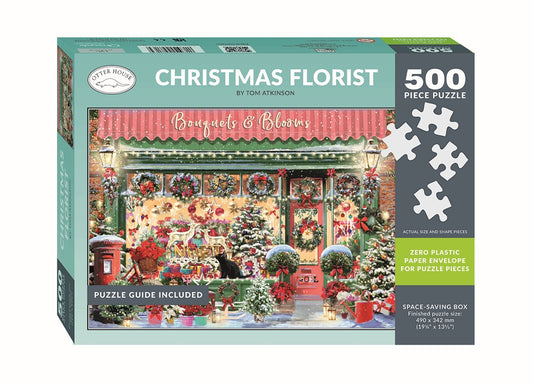 Christmas florist 500-piece jigsaw